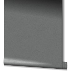 Schöner Wohnen Vliestapete 2 Uni Anthrazit, Rolle. Dekorative Tapete mit feiner Struktur.