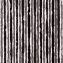 Türvorhang Flauschi in Schwarz-Grau, 90x200 cm, mit flauschigen Chenille-Strängen.