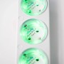 Weiße Shelly Power Strip 4 Gen4 Steckdosenleiste mit grüner LED-Anzeige für Hausautomation.