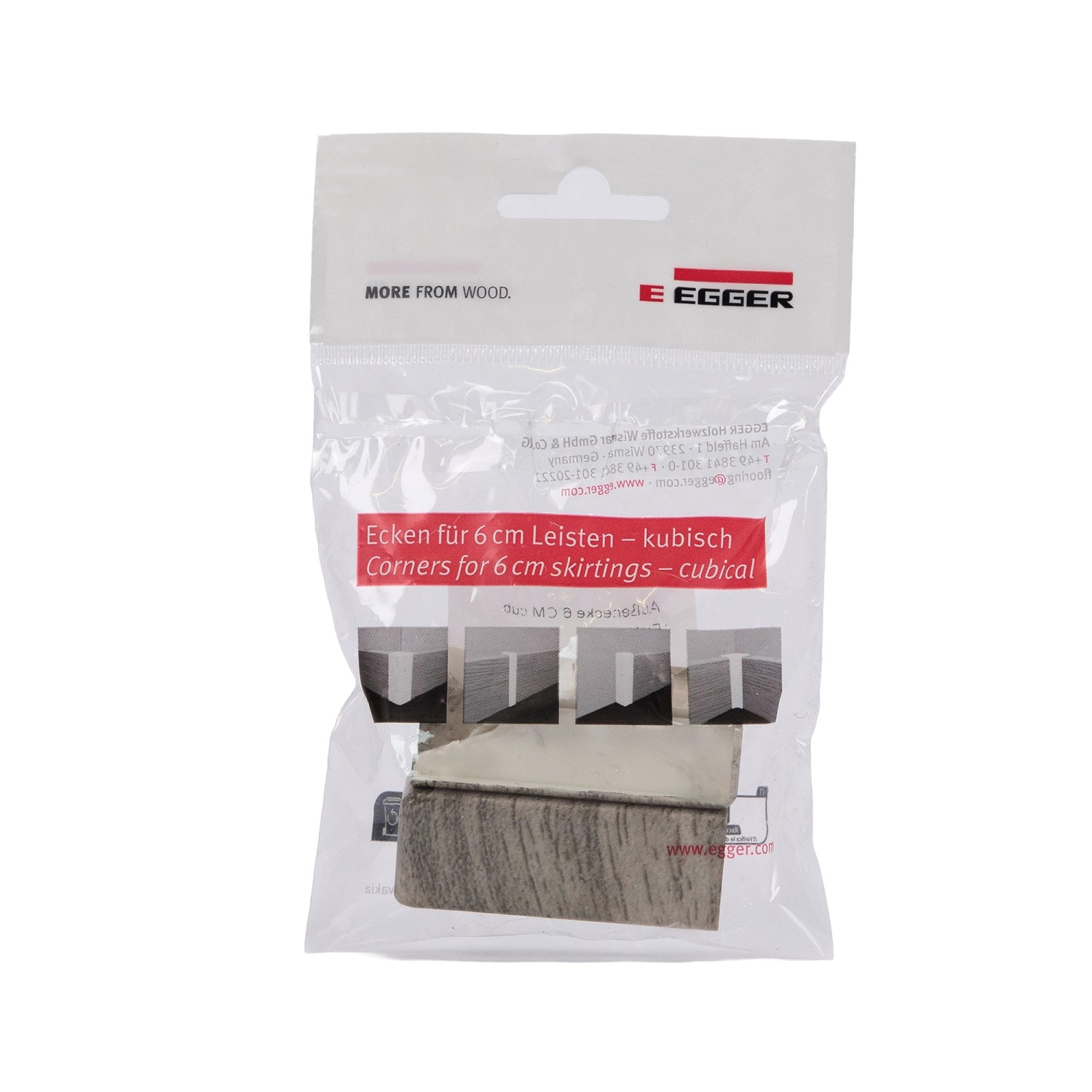 Egger Außenecke Kubisch 6 cm Eiche Grau 2 Stück günstig online kaufen