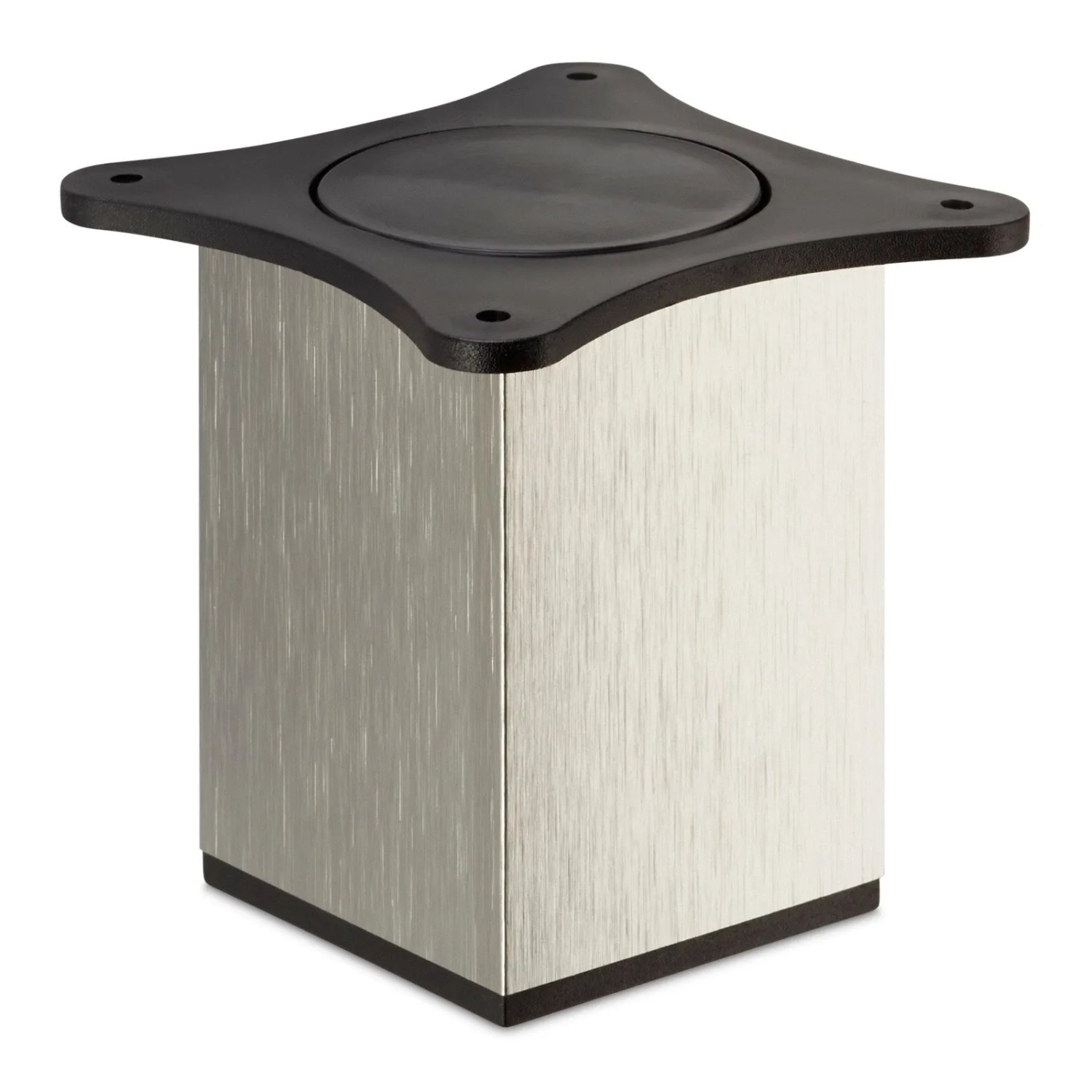 SOTECH Möbelfuß QUEBEC II 65 x 65 mm Höhe 100 mm Edelstahloptik