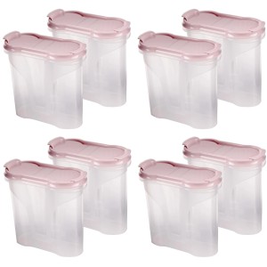 8er Pack Bestlivings Gewürzdosen/Schüttdosen 300ml, Altrose, aus Kunststoff.