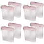 8er Pack Bestlivings Gewürzdosen/Schüttdosen 300ml, Altrose, aus Kunststoff.