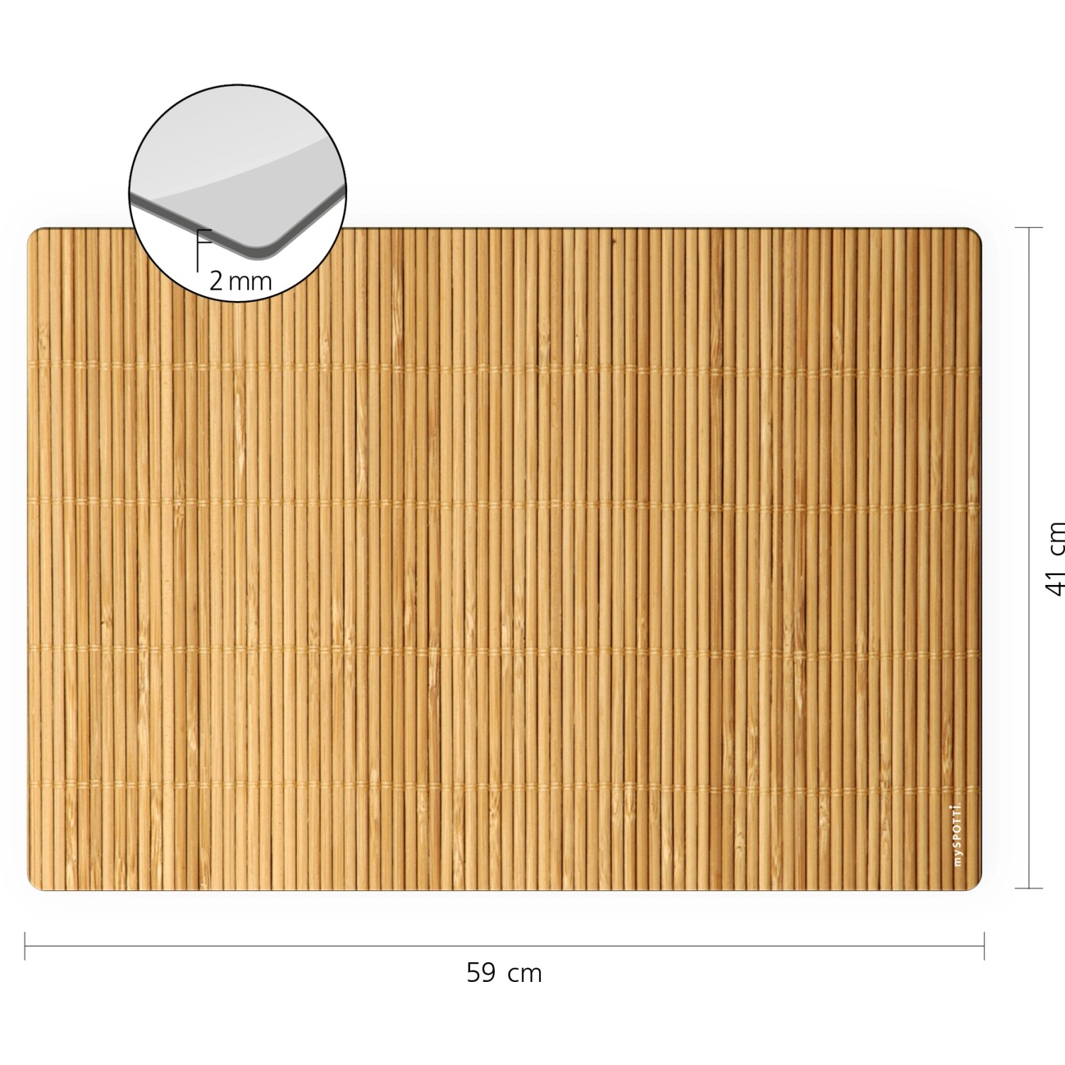 TerraGala Bambusmatte 50x200cm - Pflanzkübelverkleidung Aus Naturbambus