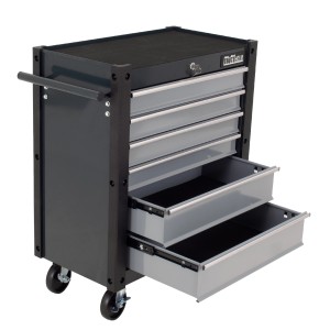 TRUTZHOLM Werkzeugwagen Trutzi, dunkelgrau/hellgrau, mit 6 Schubladen und Rollen.