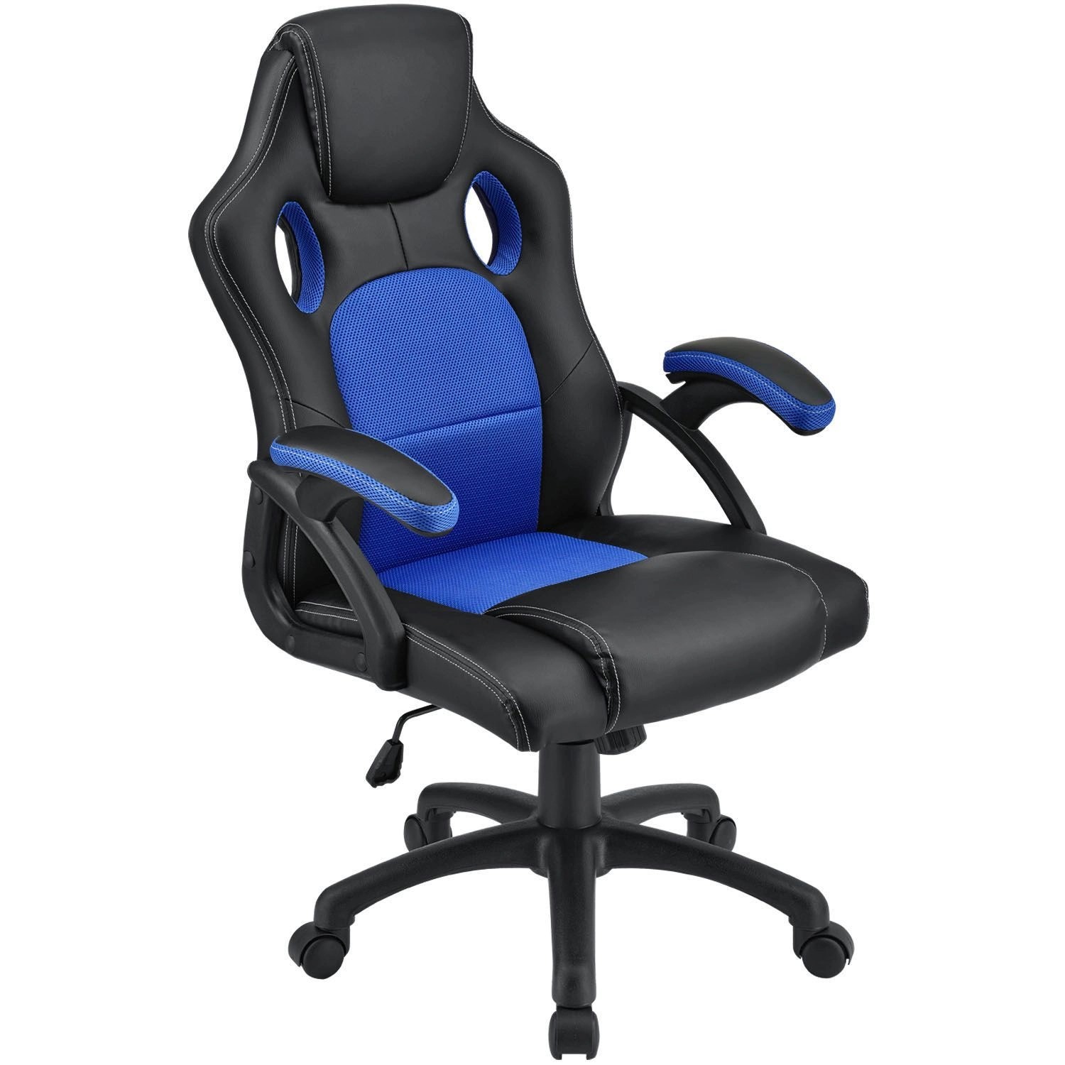 Juskys Racing Schreibtischstuhl Montreal Blau günstig online kaufen
