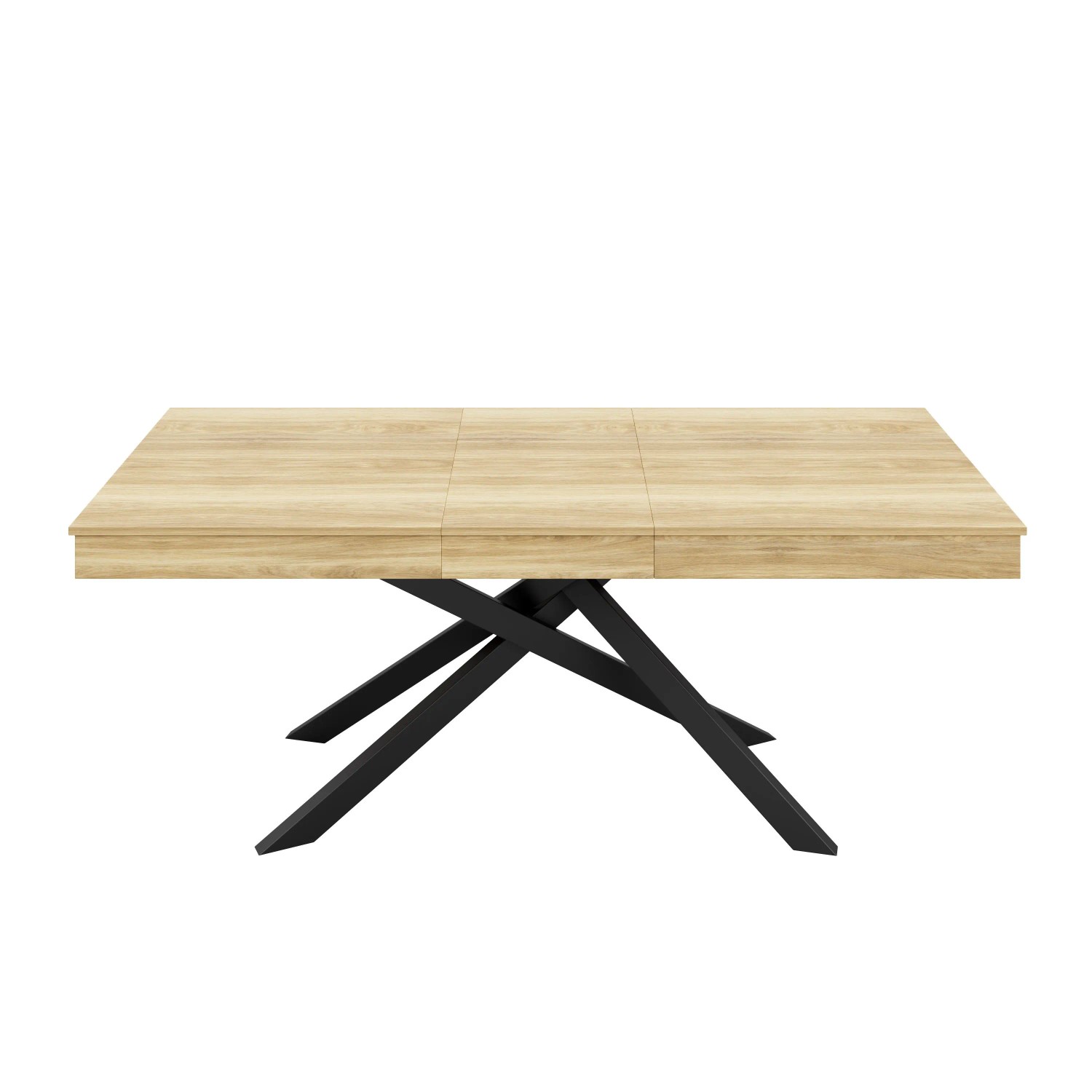 okwish Esstisch Ausziehbarer Tisch für Esszimmer/Küche/Wohnzimmer für 6-8 Personen 140/180 × 80 cm Natur