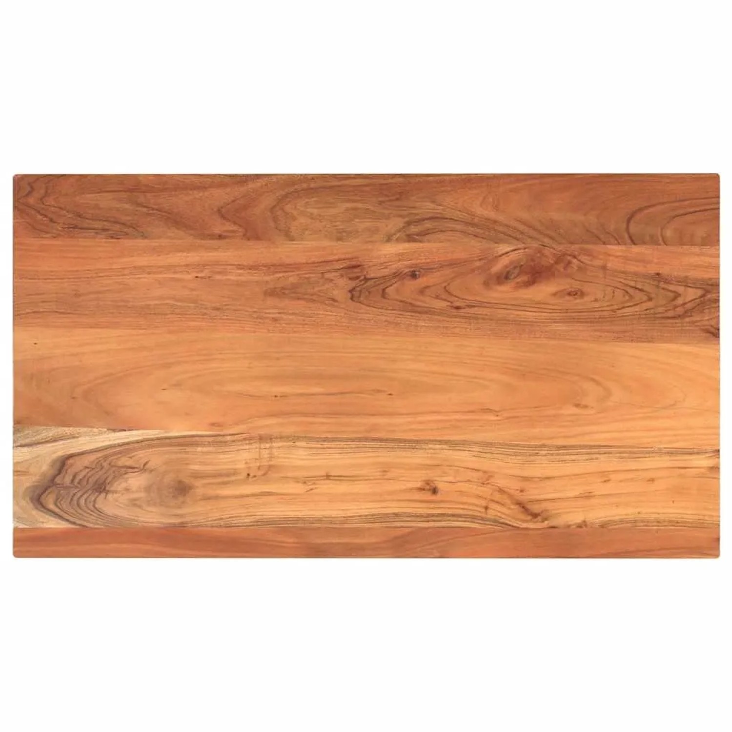 vidaXL Tischplatte 100x50x2,5 cm Rechteckig Massivholz Akazie 370919