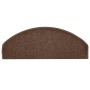Braune VidaXL Treppenmatte, 65x24 cm, aus PP-Tufting. Stufenmatte für mehr Sicherheit und Komfort.
