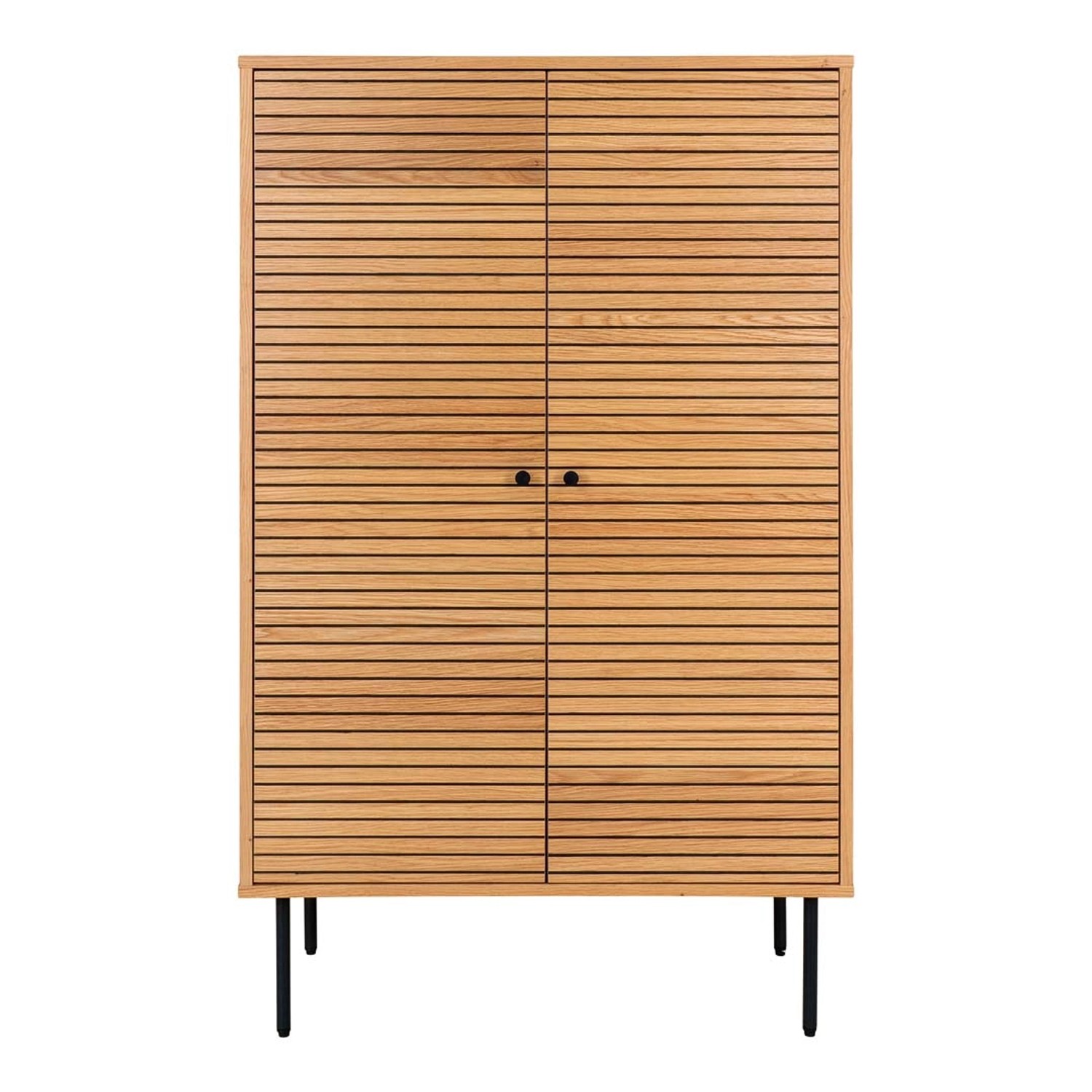 ebuy24 Kyoto Vitrinenschrank 2 Türen Eiche Furnier günstig online kaufen