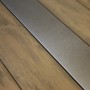Detailansicht: Gartentisch Florence, rechteckig, champagnerfarben, mit Aluminiumgestell.