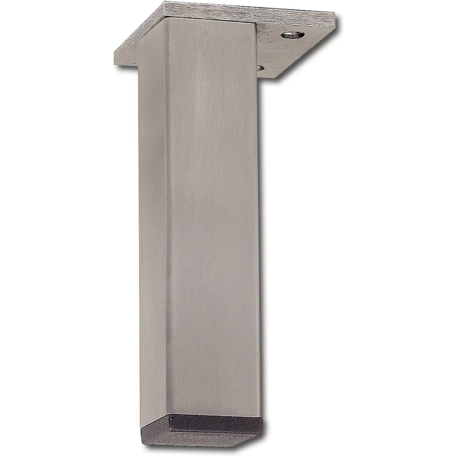 Simausrom Möbelfuß Fix 30x30 mm Länge 190 mm Edelstahl Gebürstet