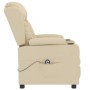 vidaXL Relaxsessel Elektrisch Creme Stoff 3098786_5