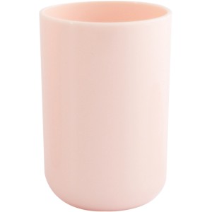 Zahnputzbecher Inagua in Pastellrosa aus Polystyrol.