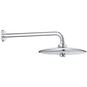 Grohe Euphoria 260 Kopfbrause-Set, Chrom, mit drei Strahlarten und Wandarm.