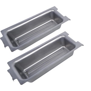 Bellissa Anzuchtwanne Filo 2er-Set aus Edelstahl für Pflanzenanzucht.