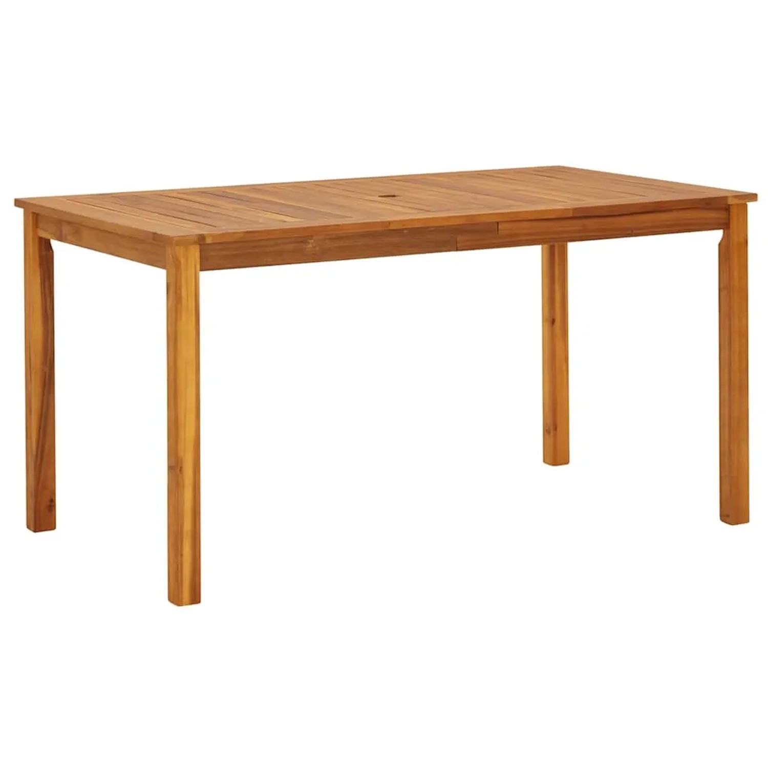 vidaXL Gartentisch 140x80x74 cm Massivholz Akazie 42618