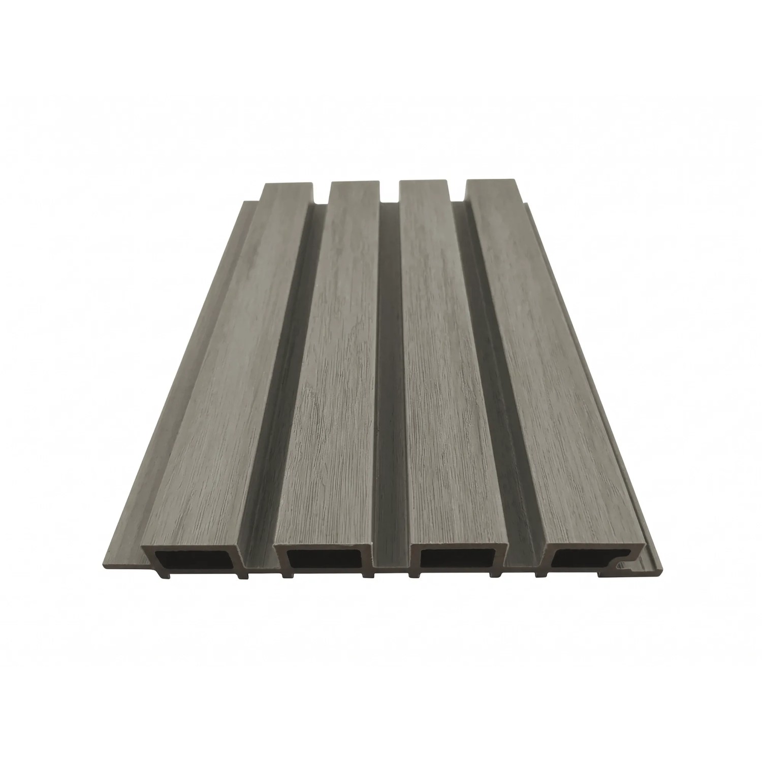 Outgarden WPC Fassadenverkleidung Rhombus 4-fach Silbergrau 26x219mm Co-extrudiert