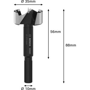 Bosch Expert Wood Forstnerbohrer, 35 mm Durchmesser, für präzise Holzarbeiten.
