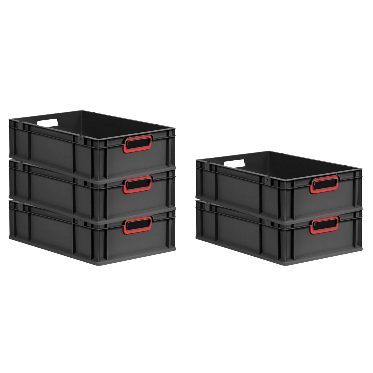 PROREGAL SuperSparSet 5x Eurobox Nextgen Color HxBxT 17x40x60cm 34 Liter Gr günstig online kaufen