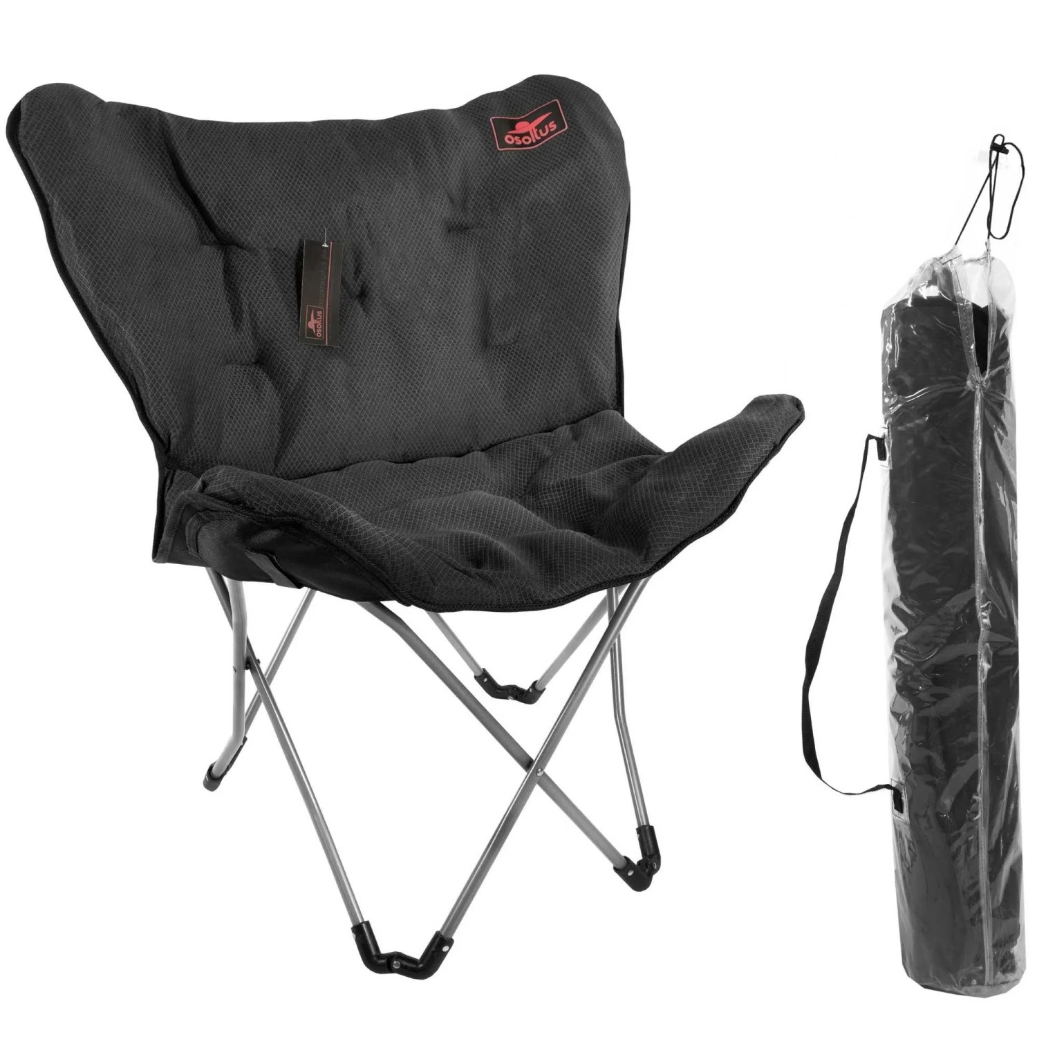 osoltus Faltsessel Butterfly Campingsessel Soft Touch 3D F. Balkon Womo