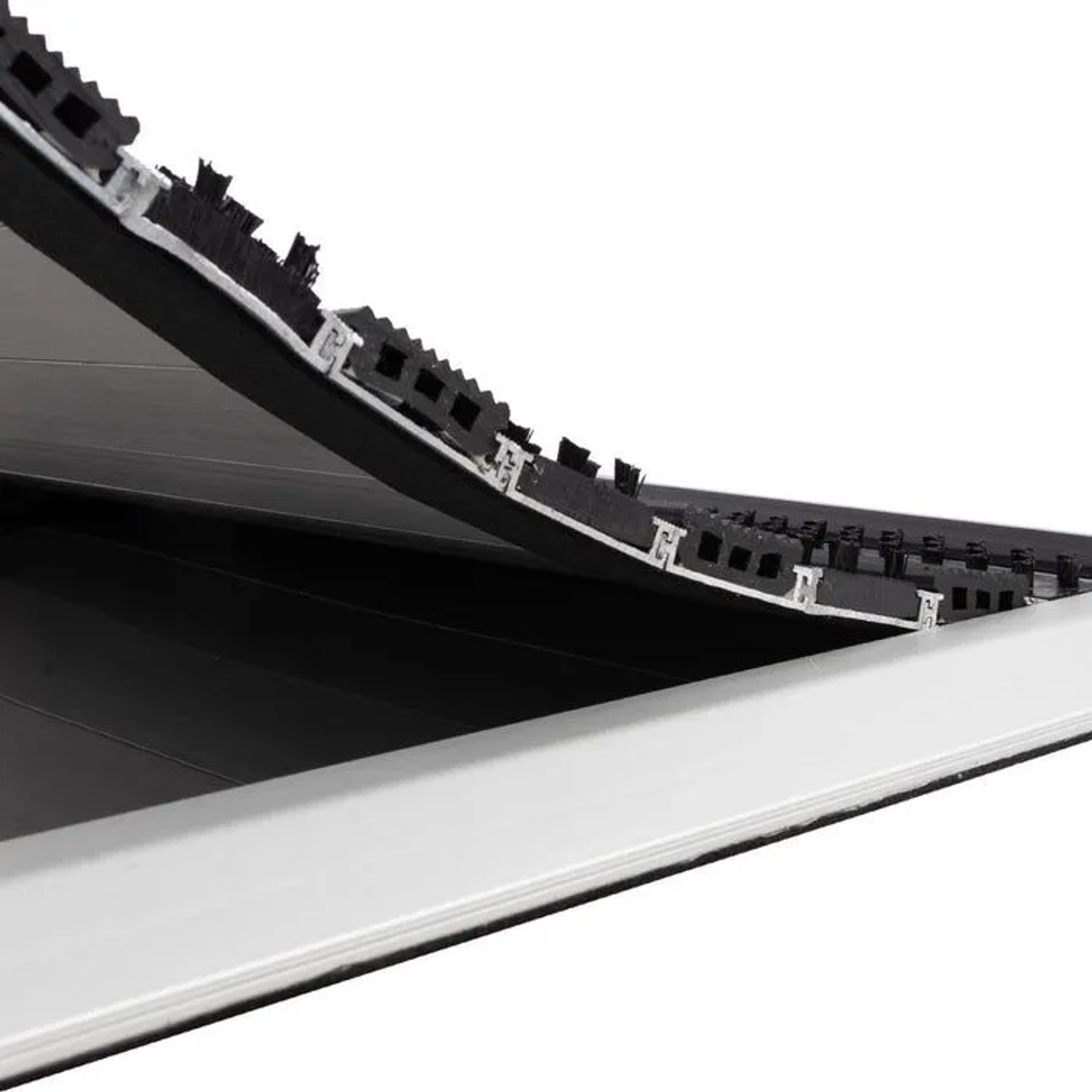 Floordirekt Fußmatte Spectral Aluminium Türmatte PVC/Bürste 47 x 68 cm_3