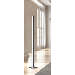 Schwarze LED Stehleuchte Beat TW von Fischer & Honsel, dimmbar und mit einstellbarer Farbtemperatur.