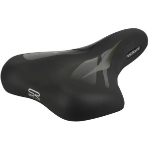 Selle Royal Trekking Gel Fahrradsattel, schwarz, für komfortable Touren.