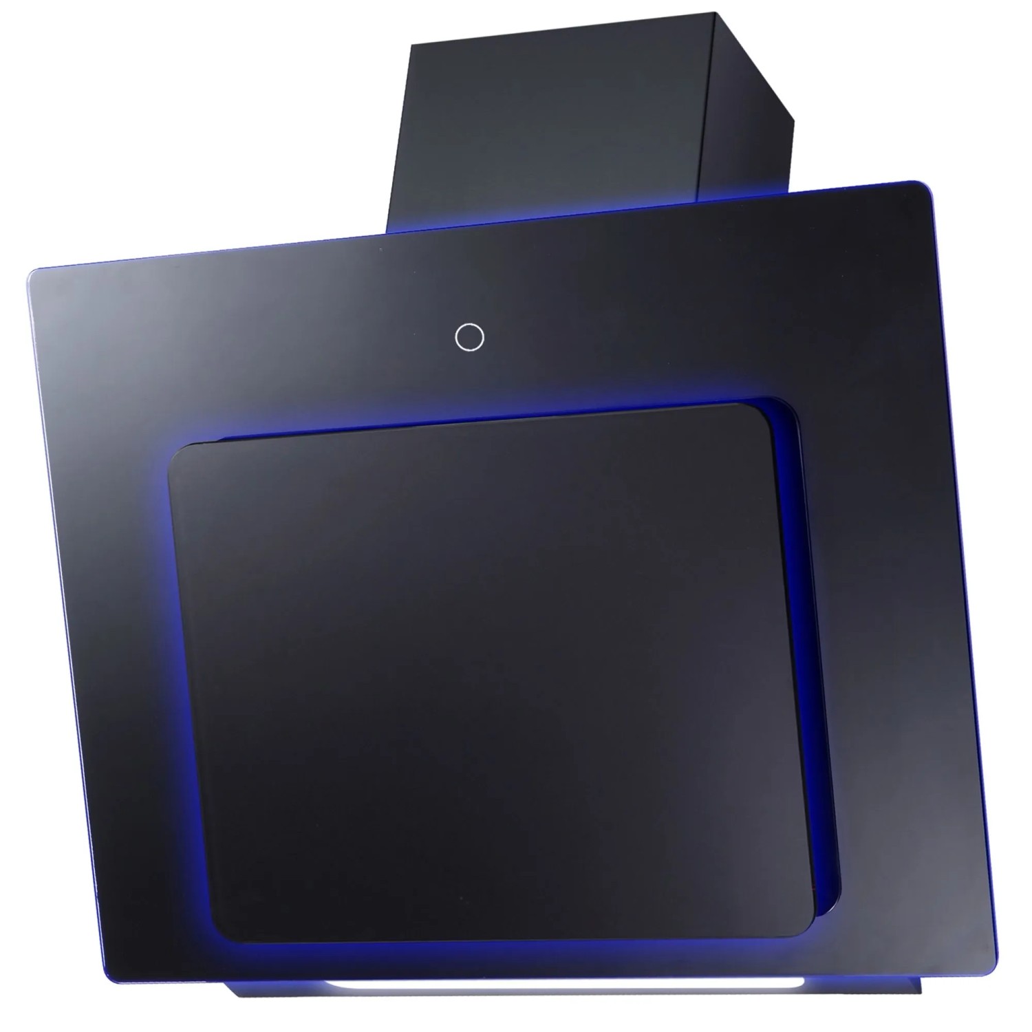 Wolkenstein Schräghaube WS7-60A+TCALX mit Display und LED-Beleuchtung Schwarz