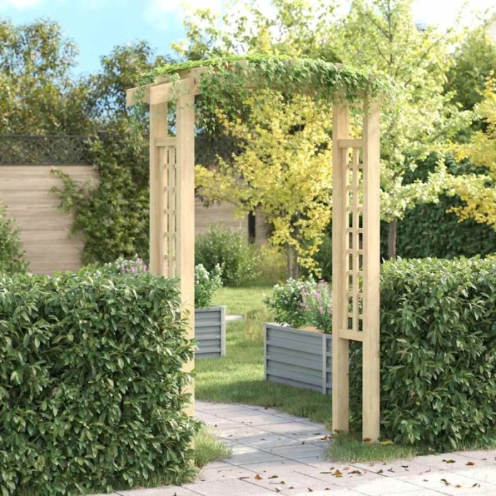 Elegantes Rosenbogen Holz Obi Ebenbild