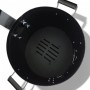 Utschak Asamat Grill mit Kazan (12L) und Schaumlöffel, Innenansicht des Grills.