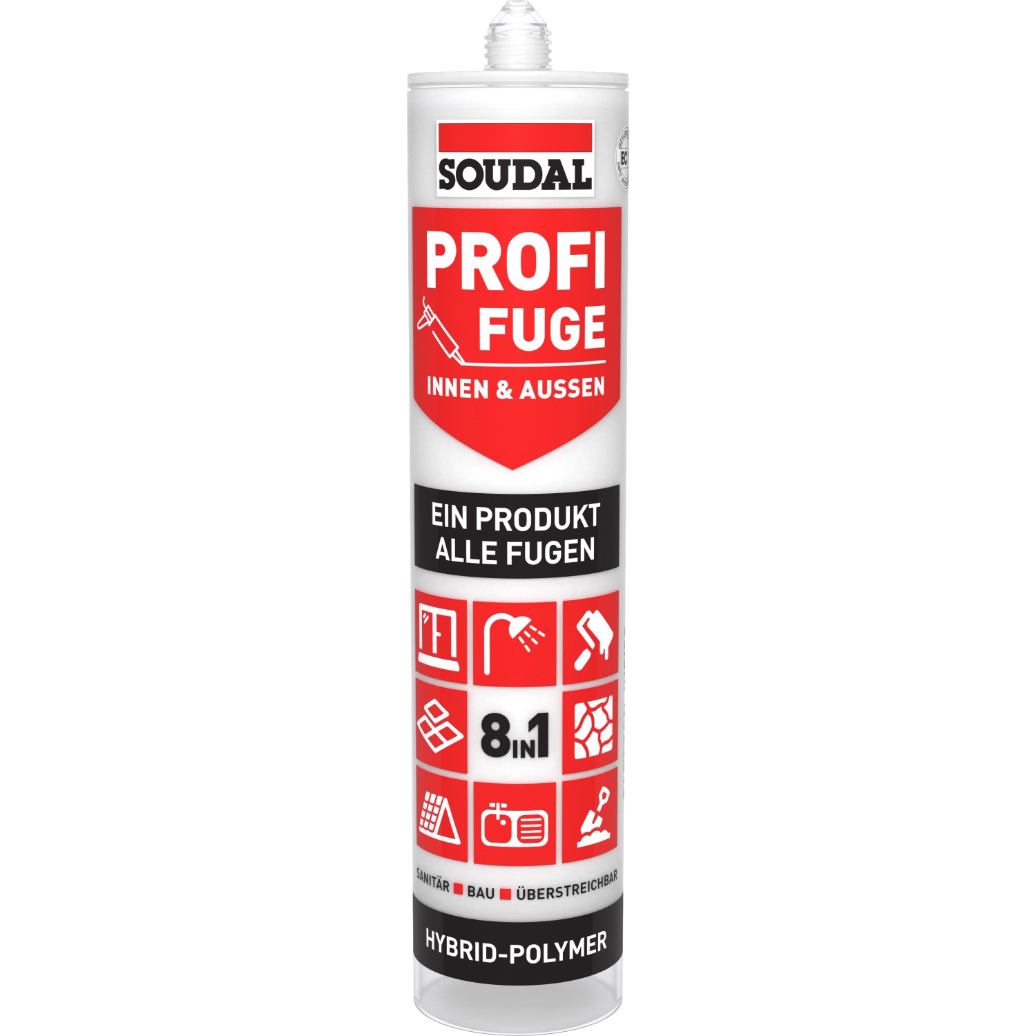 Soudal Dichtstoff Profi-Fuge 8-in-1 Weiß 280 ml günstig online kaufen