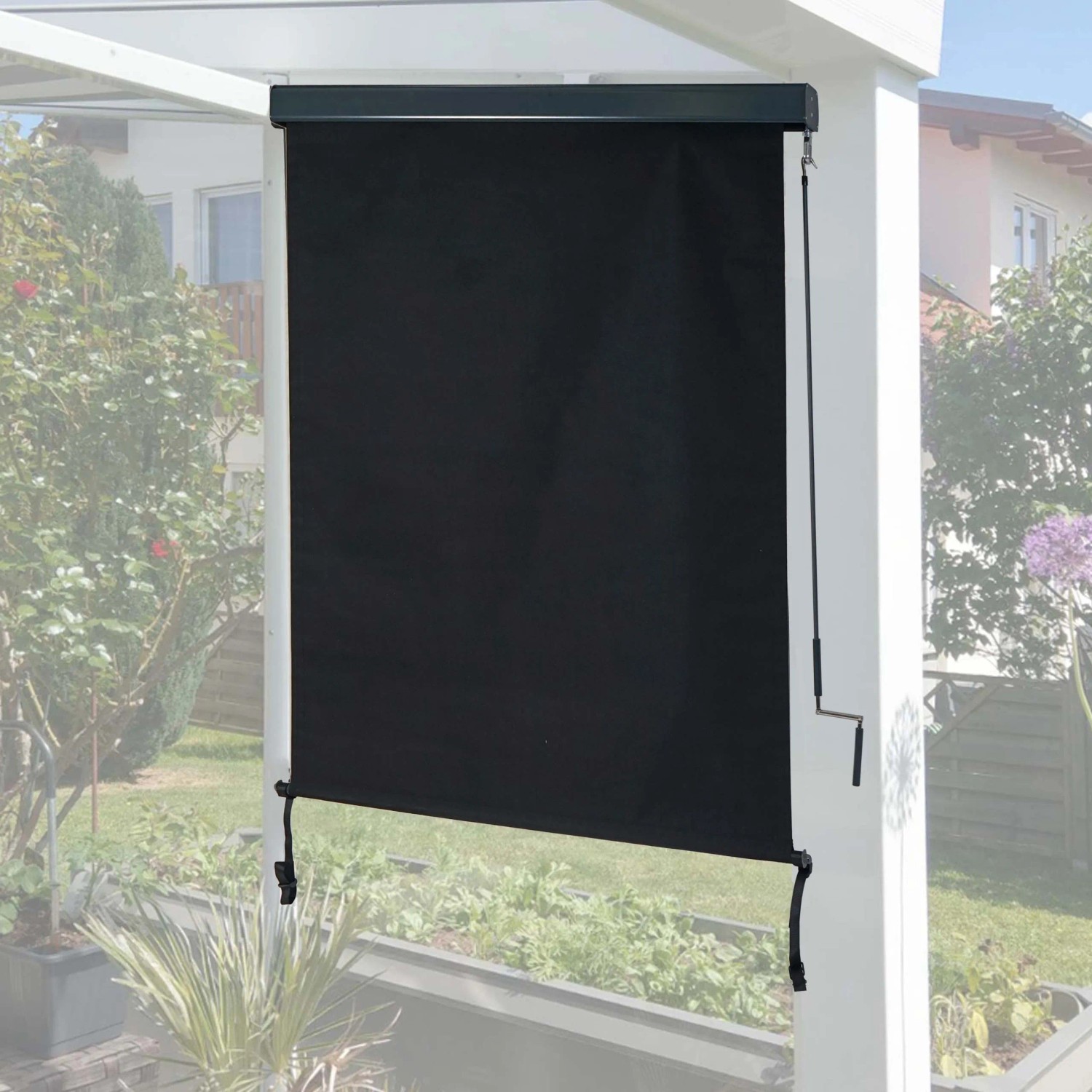 MCW Vertikalmarkise F42 250x100cm Schwarz kaufen bei OBI