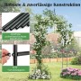 Costway Rosenbogen aus Metall, ideal als Rankhilfe für Kletterpflanzen im Garten.
