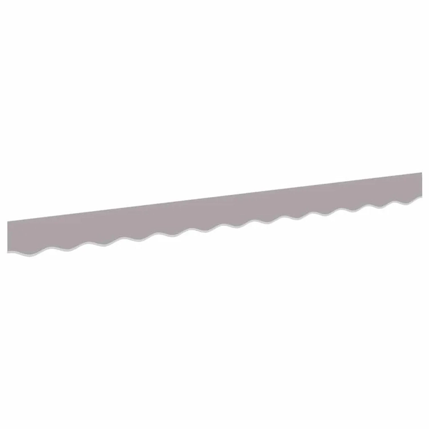 vidaXL Markisenschürzen-Ersatz Hellgrau 2,5 m Polyester 42000771