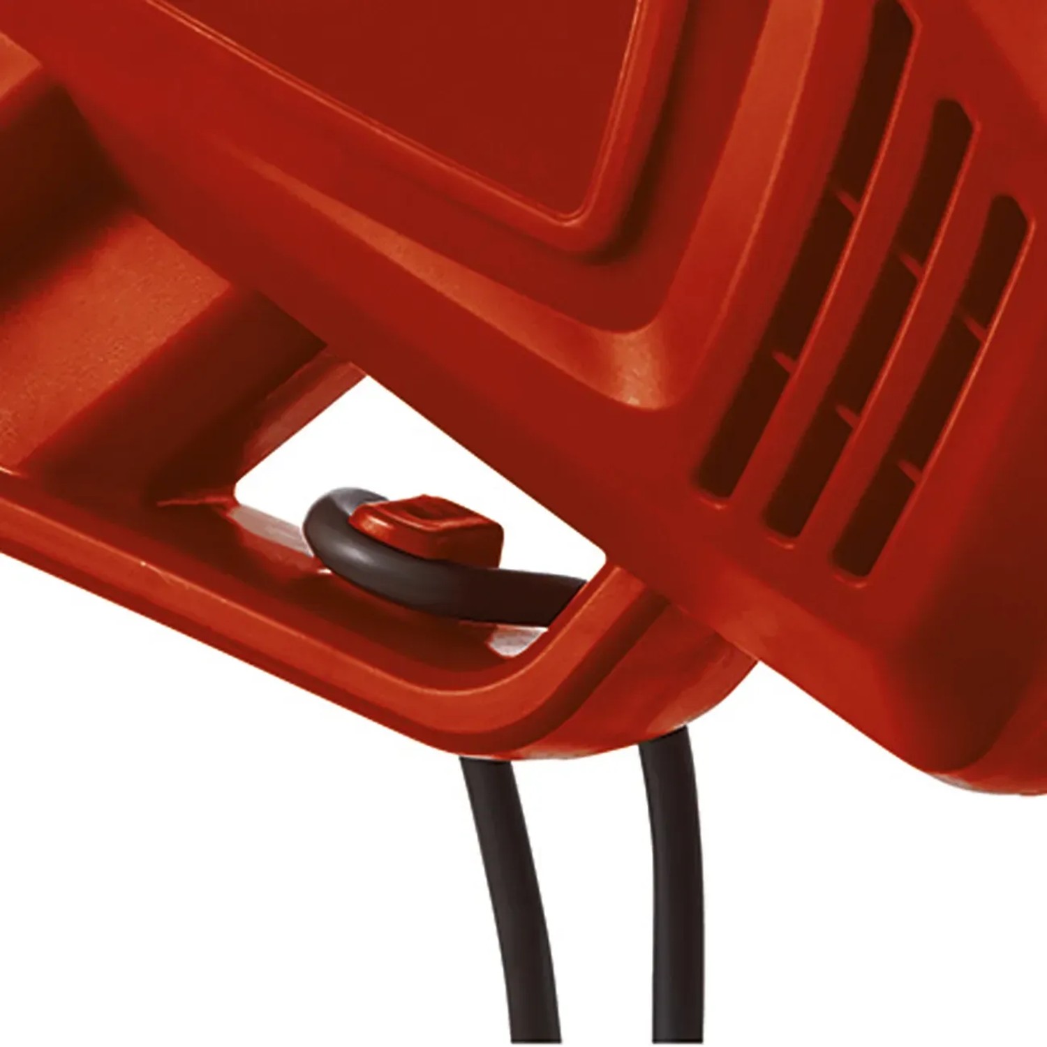 Detailaufnahme: Roter Einhell GC-EL 3024 E Elektro-Laubsauger/-bläser mit Kabel.