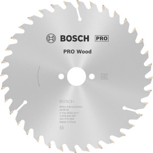 Bosch Kreissägeblatt T36 Pro Wood, 160 mm Durchmesser, für präzise Holzschnitte.