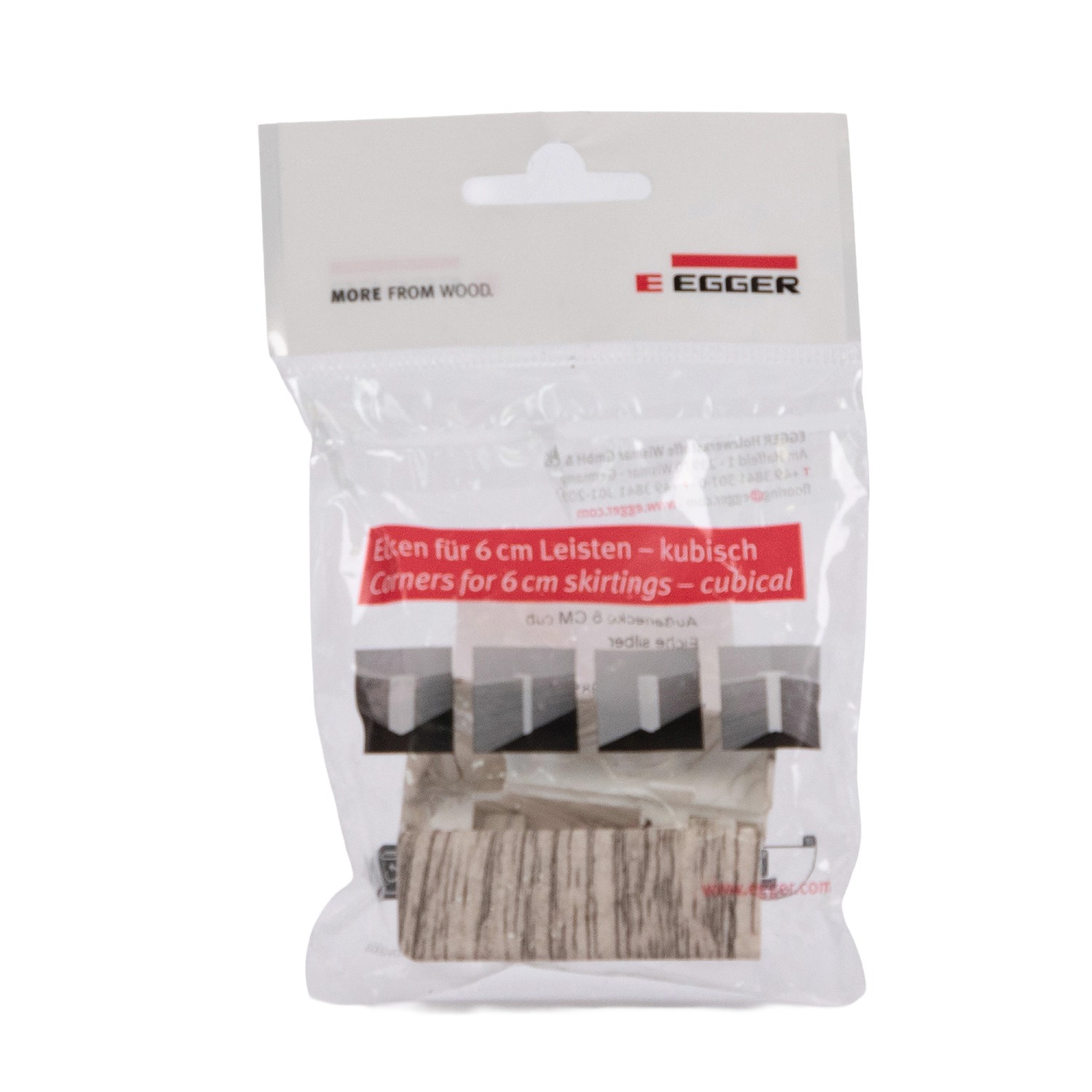 Egger Außenecke Kubisch 6 cm Eiche Silber 2 Stück günstig online kaufen