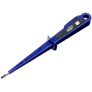 LUX Euro-Spannungsprüfer Comfort, 150mm, 125-250V, blau. Werkzeug zum Prüfen von Spannungen.