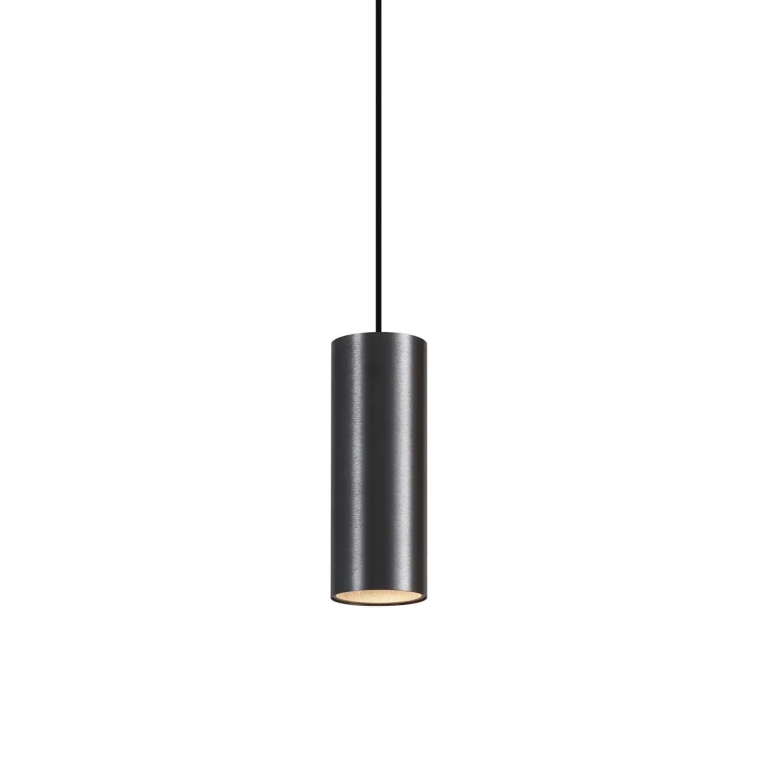 QAZQA Moderne Pendelleuchte Gunmetal GU10 50mm Tubo