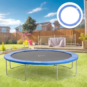 HOMCOM Trampolin Randabdeckung Ø366 cm Hellblau
