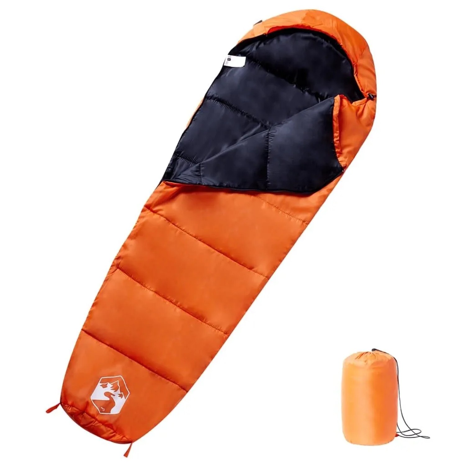 vidaXL Mumienschlafsack für Erwachsene Camping 3 Jahreszeiten 94500