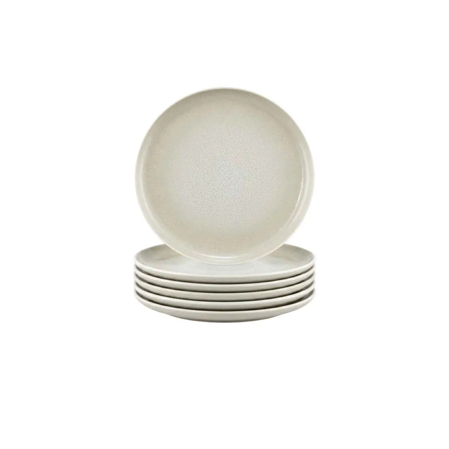 Seltmann Weiden Sento Home Brotteller 16,3 cm 6er Set Aura Cream