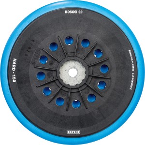 Bosch Expert Multiloch Stützteller, Ø 150mm, hart, für Exzenterschleifer. Zubehör zum Schleifen von Holz.