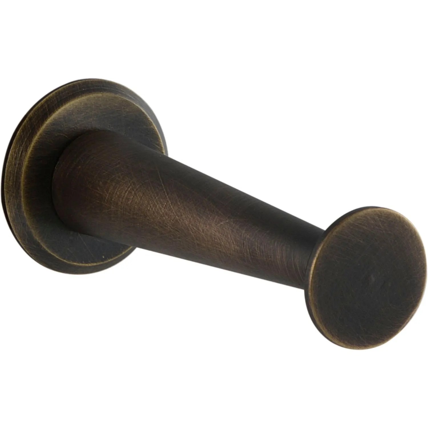 Simausrom Mantelhaken Medellot Platte Ø 30 mm Tiefe 73 mm Messing Antik Lackiert