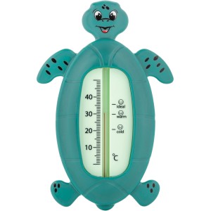 Reer Badethermometer Schildkröte in Grün zur Messung der Wassertemperatur.