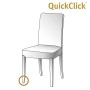 Wagner QuickClick Möbelgleiter 2in1, 12-teilig, schwarz-weiß, Ø 30mm für optimalen Oberflächenschutz.
