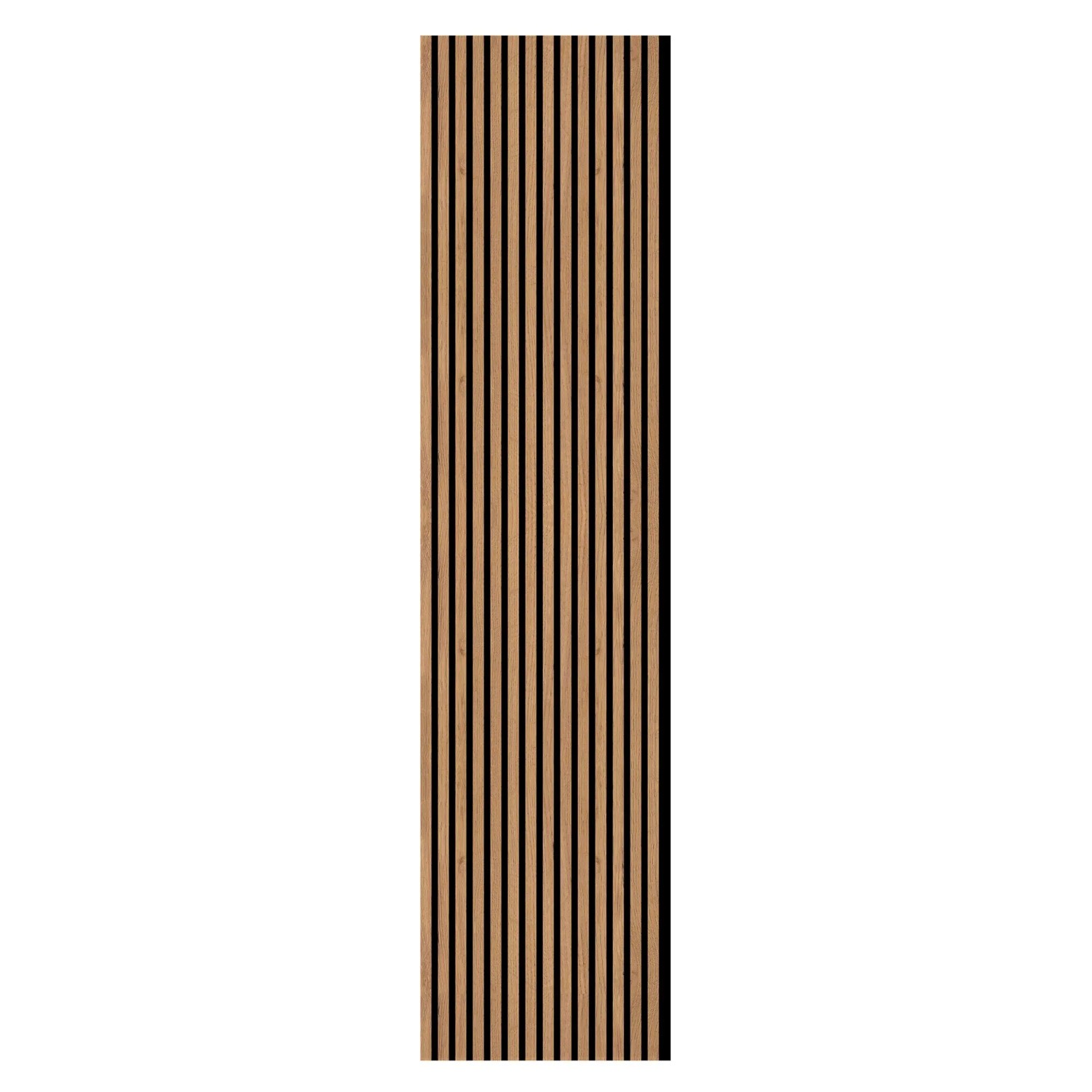 FN Acustico Akustikplatte PET u. MDF Foliert 572,5 x 19 x 2400 mm Risseiche