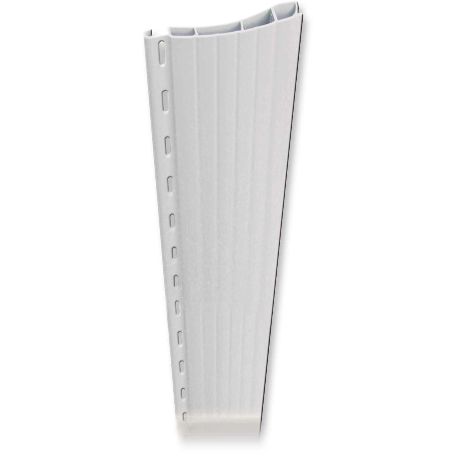 Graues Schellenberg Rollladenprofil Maxi aus Kunststoff, 1,2 m lang, für Rollladenantriebe.