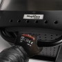 Detailaufnahme: Schwarzer Mephisto Pro-Line Werkzeugwagen mit Hand am Griff.